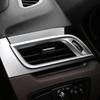 2pcs ABS Chrome Car Air Conditioning AC Vent Cover Frame Trim for BMW X1 F48 2016 - 2020 Air Outlet Cover Sticker Accessories