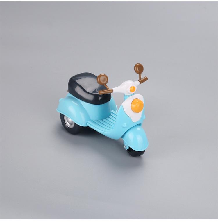 Children s Mini Cartoon Motorcycle Tricycle Dollhouse Toy Model