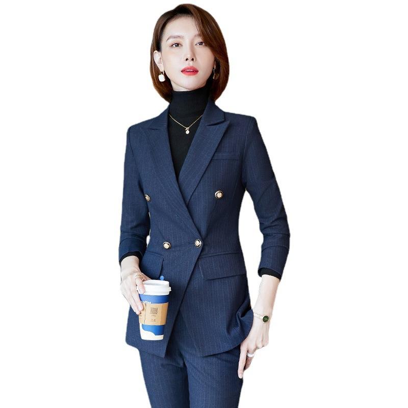 Conjunto de traje profesional de primavera y otoño para mujer, traje de trabajo Formal de negocios