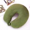 U-Shaped Travel Neck Pillow - Portable Car Support, Multi-Color Options, PP Cotton Comfort