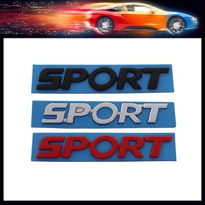 3D Premium Sport for Car Hood Fender Trunk Tail Rear Decal Emblem Badge Sticker
