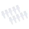 10 Pcs Enema Nozzle Tips Silicone Washable 8mm Inner Diameter Private Flushes Soft Enema