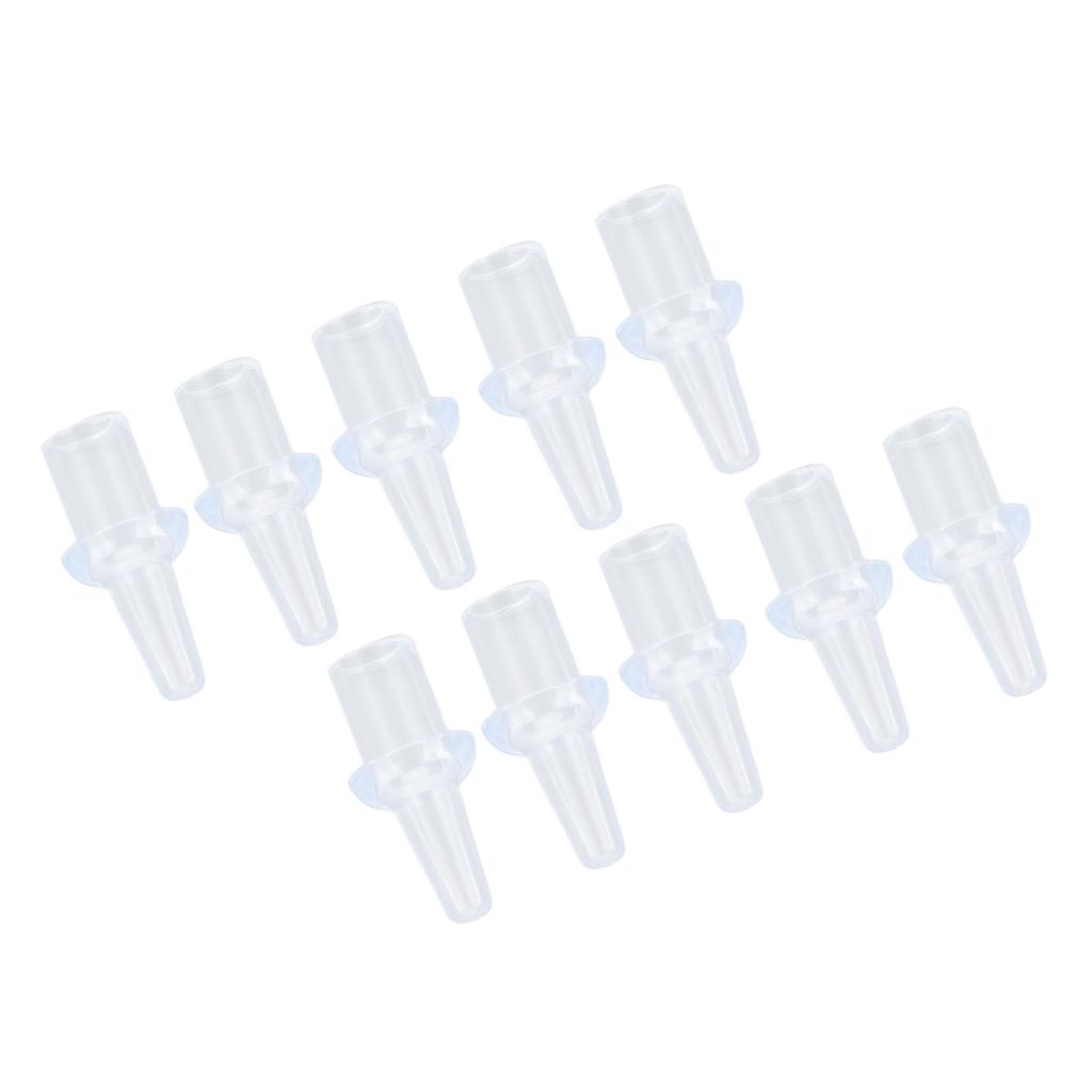 10 Pcs Enema Nozzle Tips Silicone Washable 8mm Inner Diameter Private Flushes Soft Enema