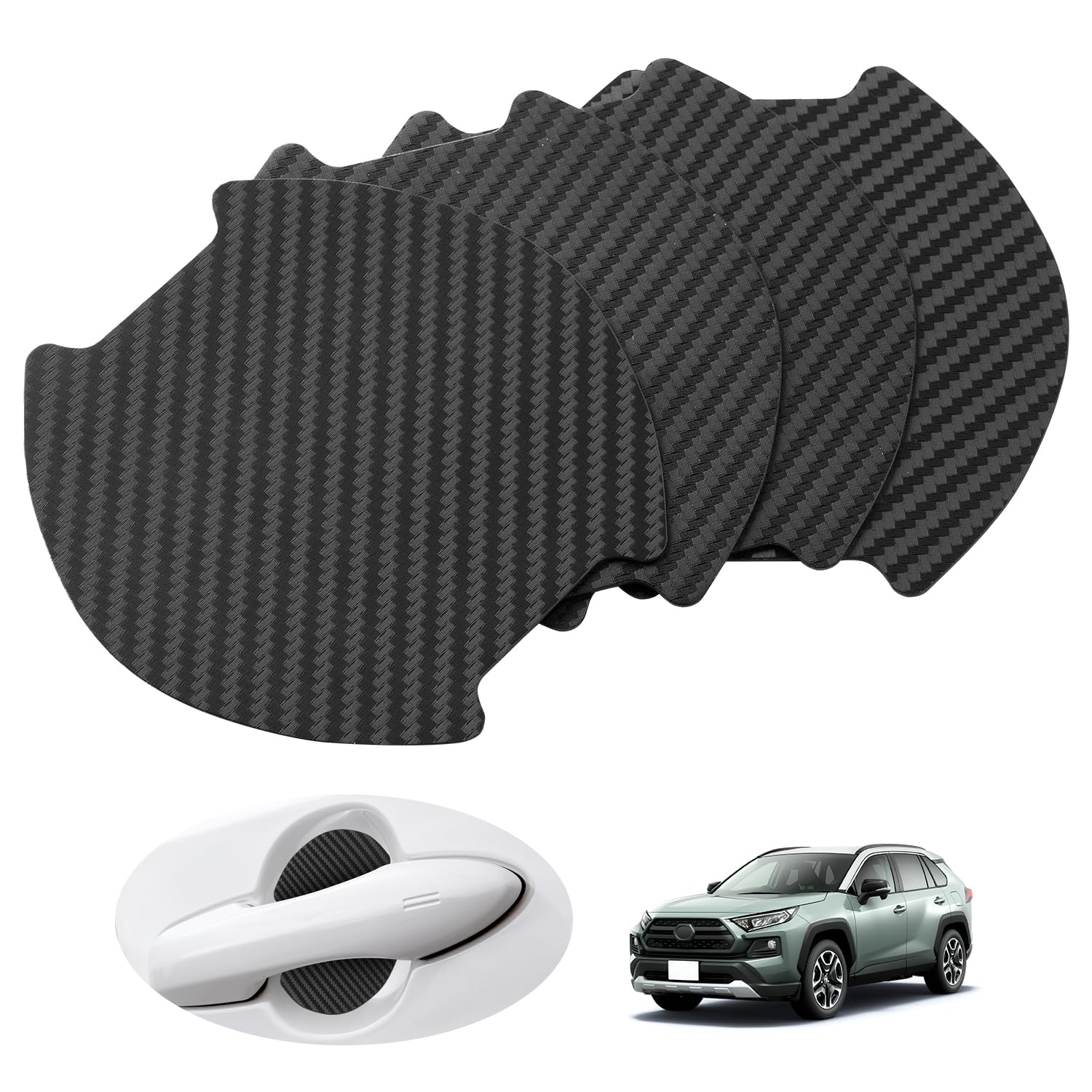 

АВТО СПЕЦ Магнитный протектор ручки двери для серии Toyota RAV4 Prado Aqua Passo GranAce Sienta Corolla Century 86 Prius Camry Esquire Mark x Harrier чёрный