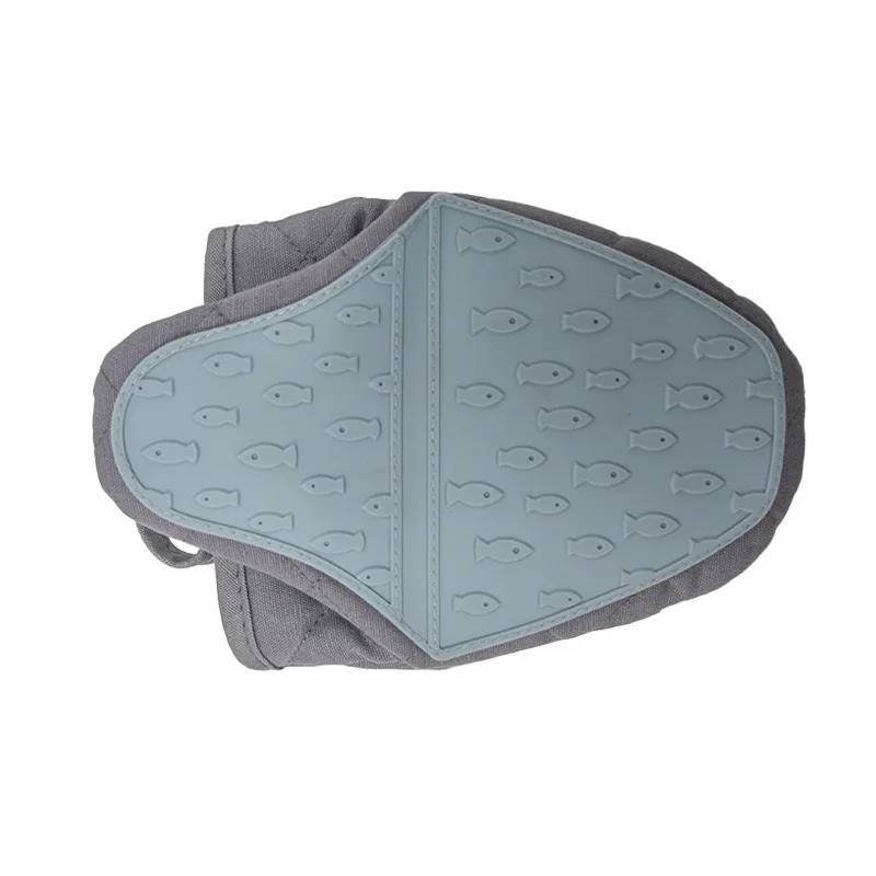 

1PC Fish Shaped Silicone Anti Scald Oven Gloves Kitchen Silicone Gloves Tray Dish Holder Oven Gloves Multi-purpose Gloves