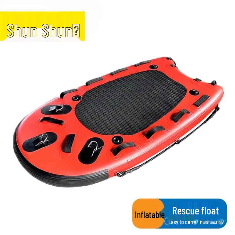 Inflatable PVC Emergency Rescue Float Board 158x60x15cm