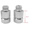 2Pack Aluminum GPS GNSS Adapter 5/8 Inch Male To Female Thread Suitable for Use with GPS Total Station and Survey Rods
