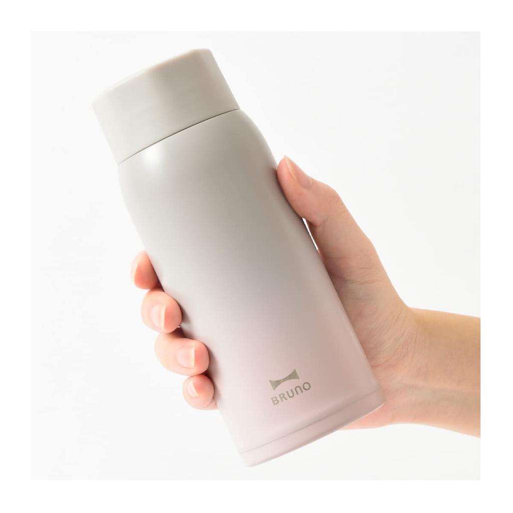 Bruno Stainless Steel Screw Bottle BHK271 Silver Greige [6760942]