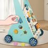 Wooden Baby Walker For Toddlers With Wheels Mirror Xylophone Learning Walking Toys Christmas Gifts For Boys Girls