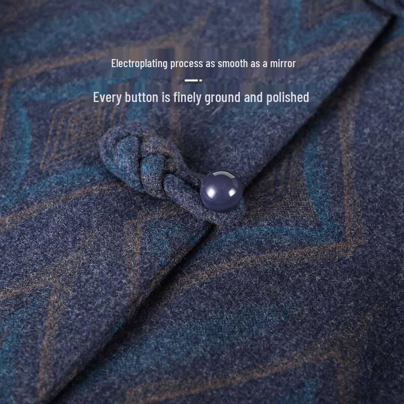 Datang Madam Women's Stand Collar Wool Blend Jacket