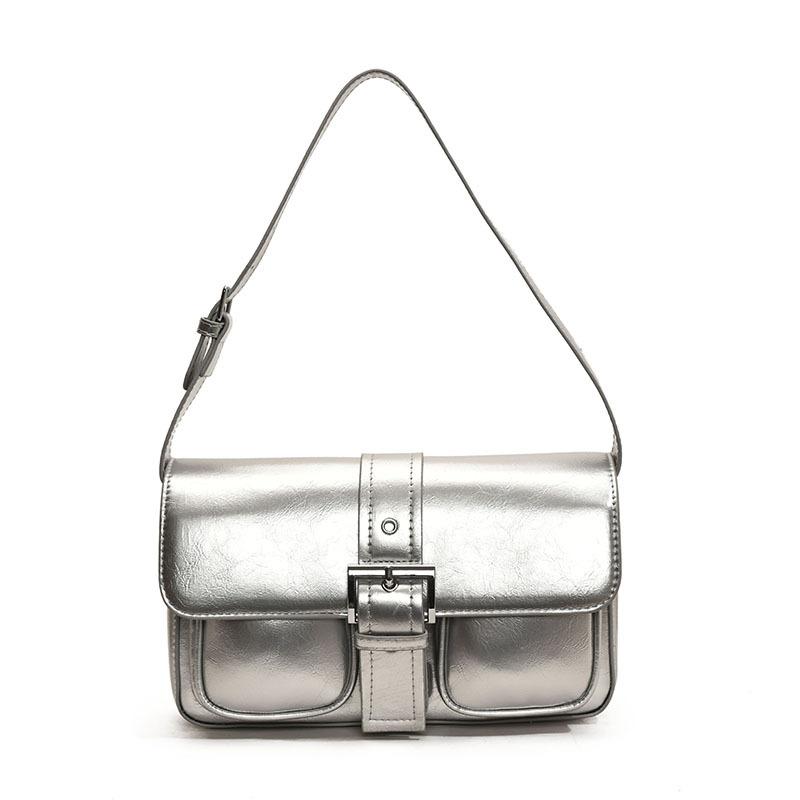 This Year's Popular Bags Women's 2025 New Fashion High-end Single Shoulder Underarm Bag Texture Messenger Small Square Bag