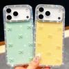 Applicable To Apple 17promax Flash Diamond Mobile Phone Case Samsung S26Ultra Bow iPhone17E Three-dimensional A17