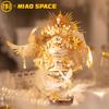 MU X MIAO SPACE Ангельский Кот 3D Металлический Пазл DIY Ручная Работа Образовательная Пазл-Игрушка Настольное Офисное Украшение Подарок для Снятия Стресса