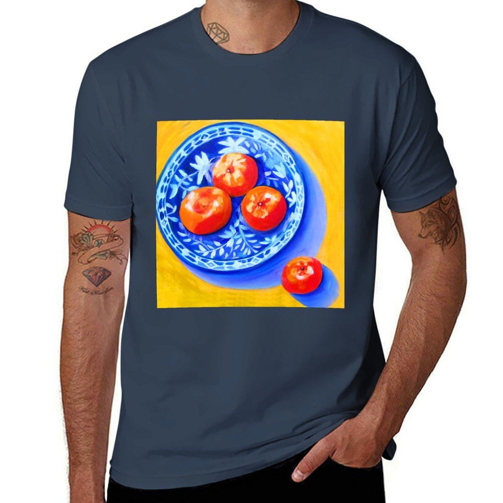 Mandarins TShirt Plus Size Basic Cotton TShirt S