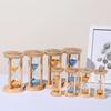 1PCS 3/5/10/15/30 Minutes Colorful Hourglass Sandglass Children Kid Gift Toy Sand Timer Hour Glass Home Decoration Sand Clock