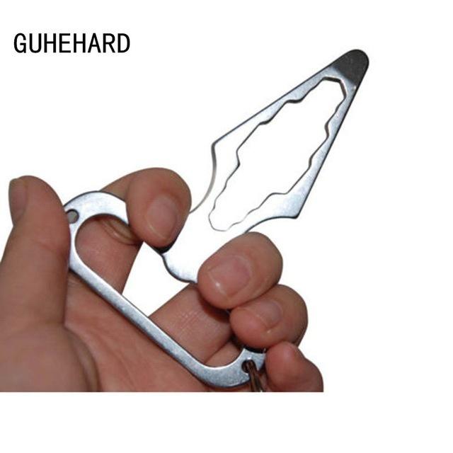 All in 1Pc Camping Equipment EDC Gear Multi Tool Angle Wrench / Screwdriver / Opener Survival Kit