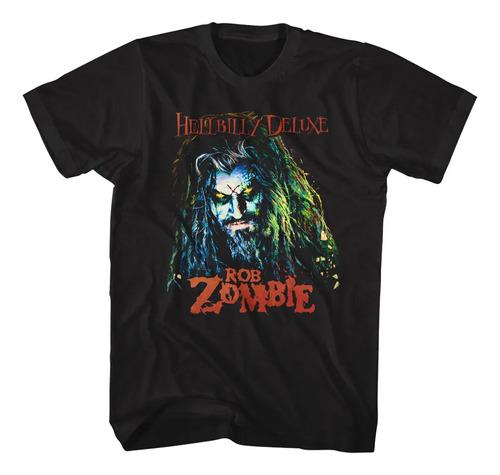 Unisex Shirt Cotton Oversize Large Size Rob Zombie Hellbilly Deluxe Shock Rock White Zombie