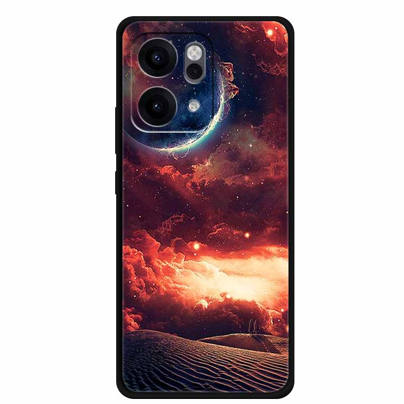 For Oppo Reno14 Pro 5G Case Animals Soft Silicone TPU Phone Cases Back Cover for Oppo Reno 14 Lion Shockproof Cool Wolf Capa