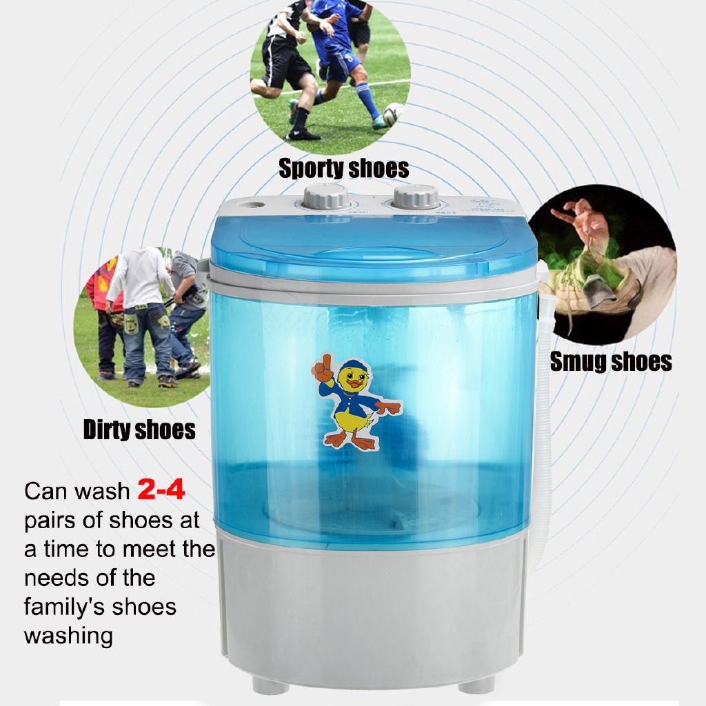 5kg Shoes Washing Machine Single Tube Washer & Dryer Machine for Shoes Clothes Dual-use Shoes Cleaner Single Mini