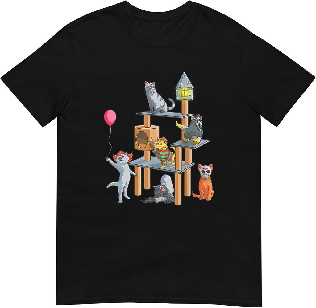 Horror Cat Characters T-shirt