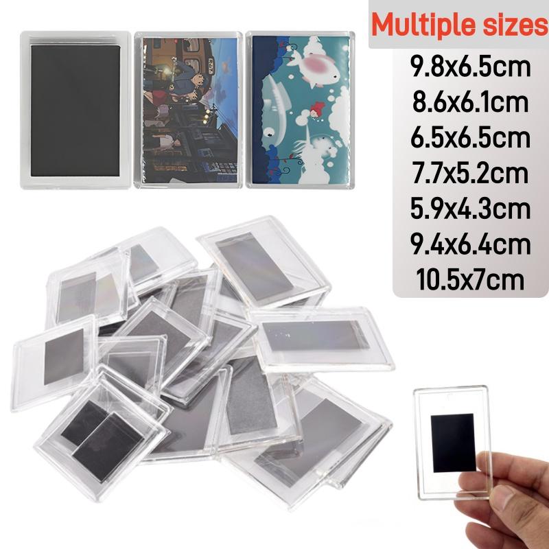 10-40 Stuks Leeg Fotolijstje, Insteek Koelkastmagneetjes, Mini Magnetische Koelkast Foto Beeld Frames Meerdere maten