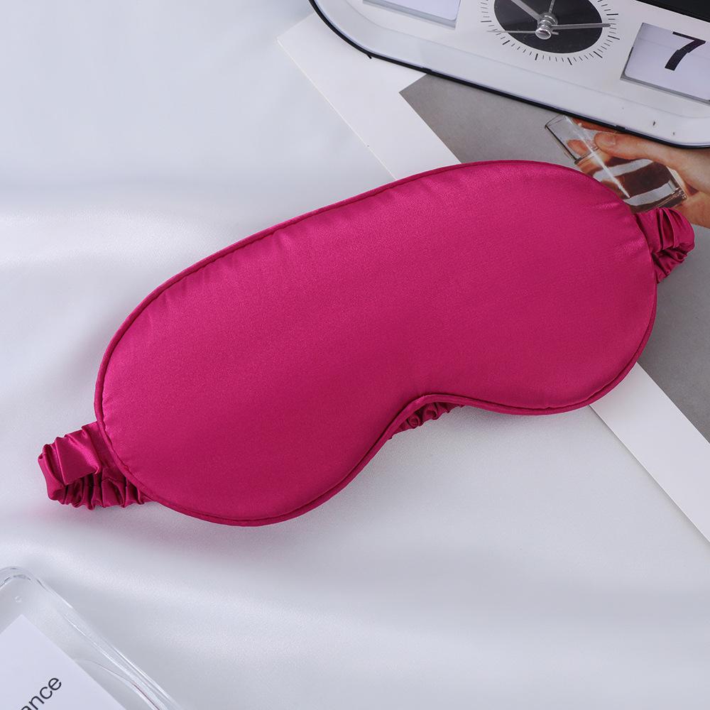 Double-Sided Mulberry Silk Eye Mask with Custom Logo - Light Blocking, Ideal for Travel