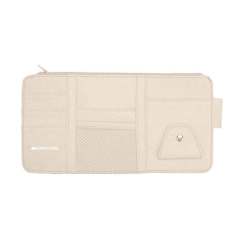 JBCR1 For Mercedes Benz AMG Car Sun Visor Organizer Multi-Pocket Accessories Car Decal W214 W205 W204 W206 W213 W212 W211 W222 W221 W1