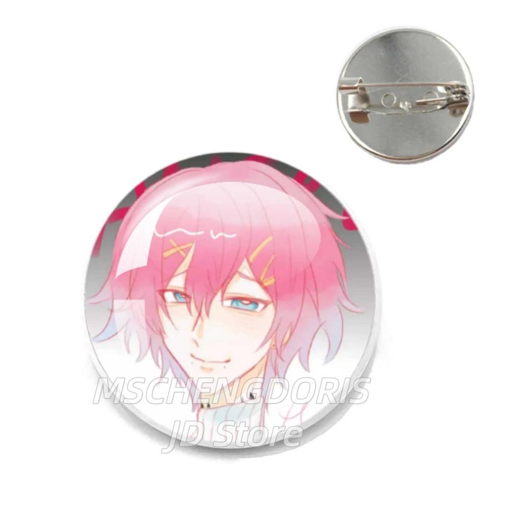 

14 Days With You Anime Pin Ren Kawaii Cartoon 25MM Brooches Game Badge Decor Lapel Pin Accessories Fans Collect Jewelry Gifts 25MM