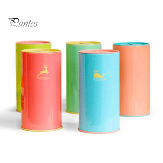 Hucha de Metal de Gran Capacidad con Diseño de Patrón Animal para Niños, Hucha Cilíndrica, Herramienta de Gestión Financiera