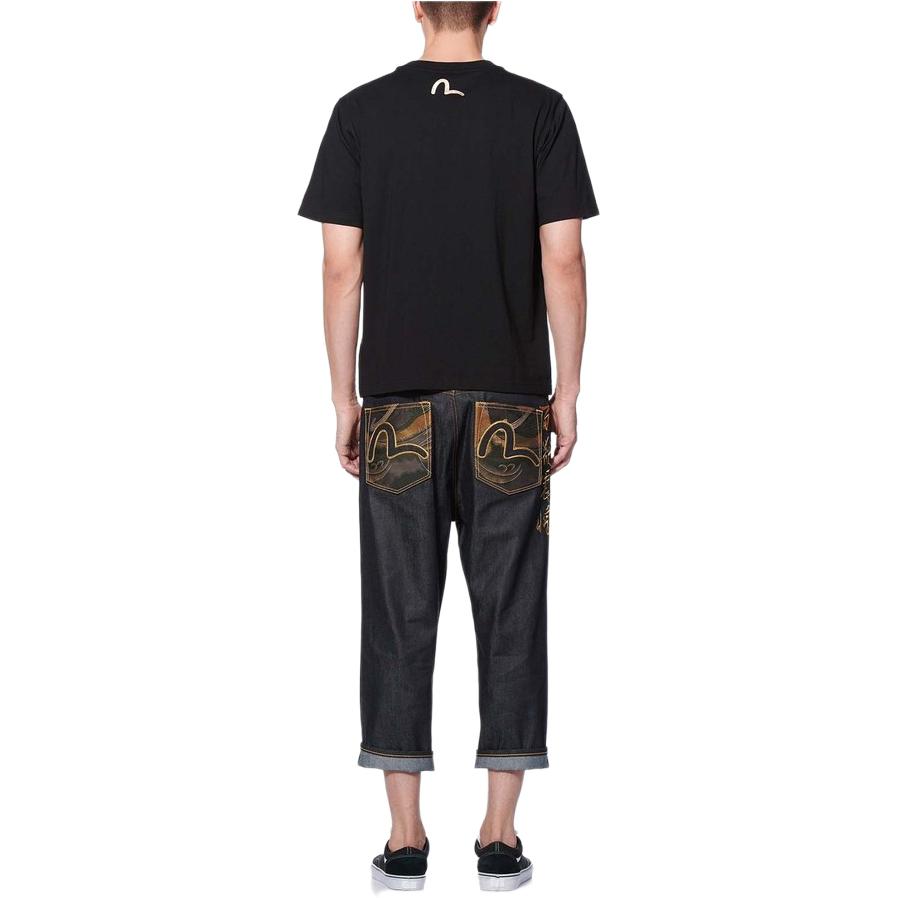 Evisu T-Shirts Men's Crew Neck Moderate Straight Fit 2ESGNM1TS565XX