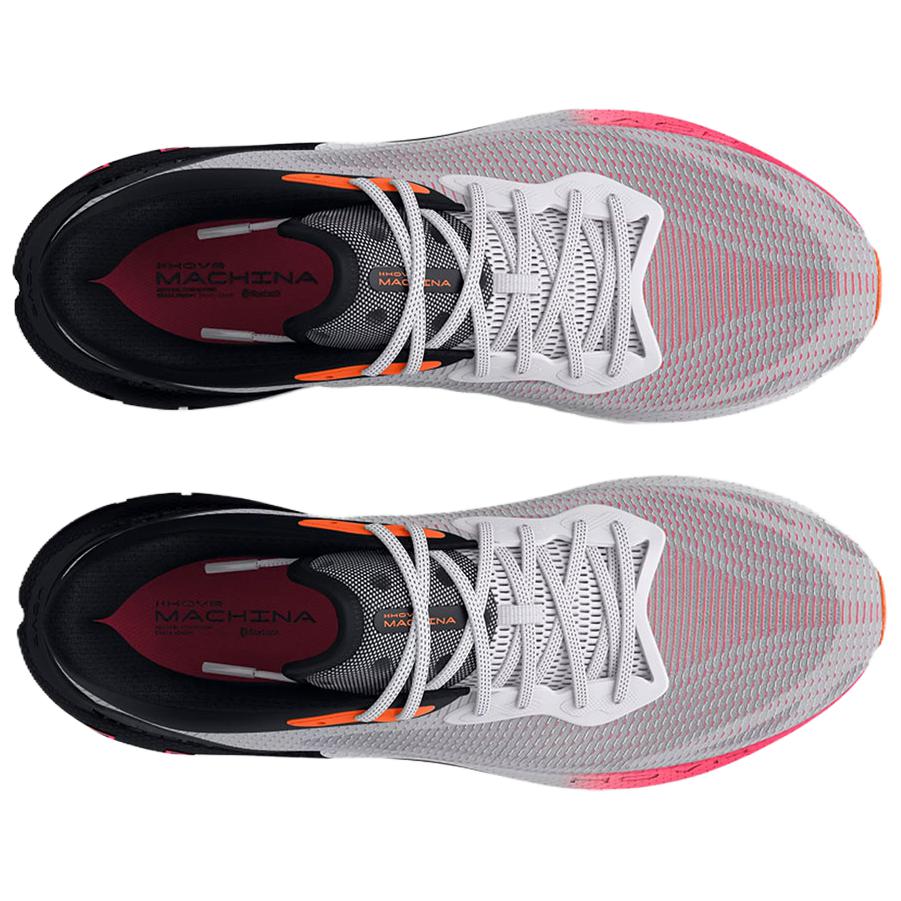 Under Armour HOVR Machina 3 Trendy Low-Top Running Shoes Men sneaker Gray Pink 3026235-001