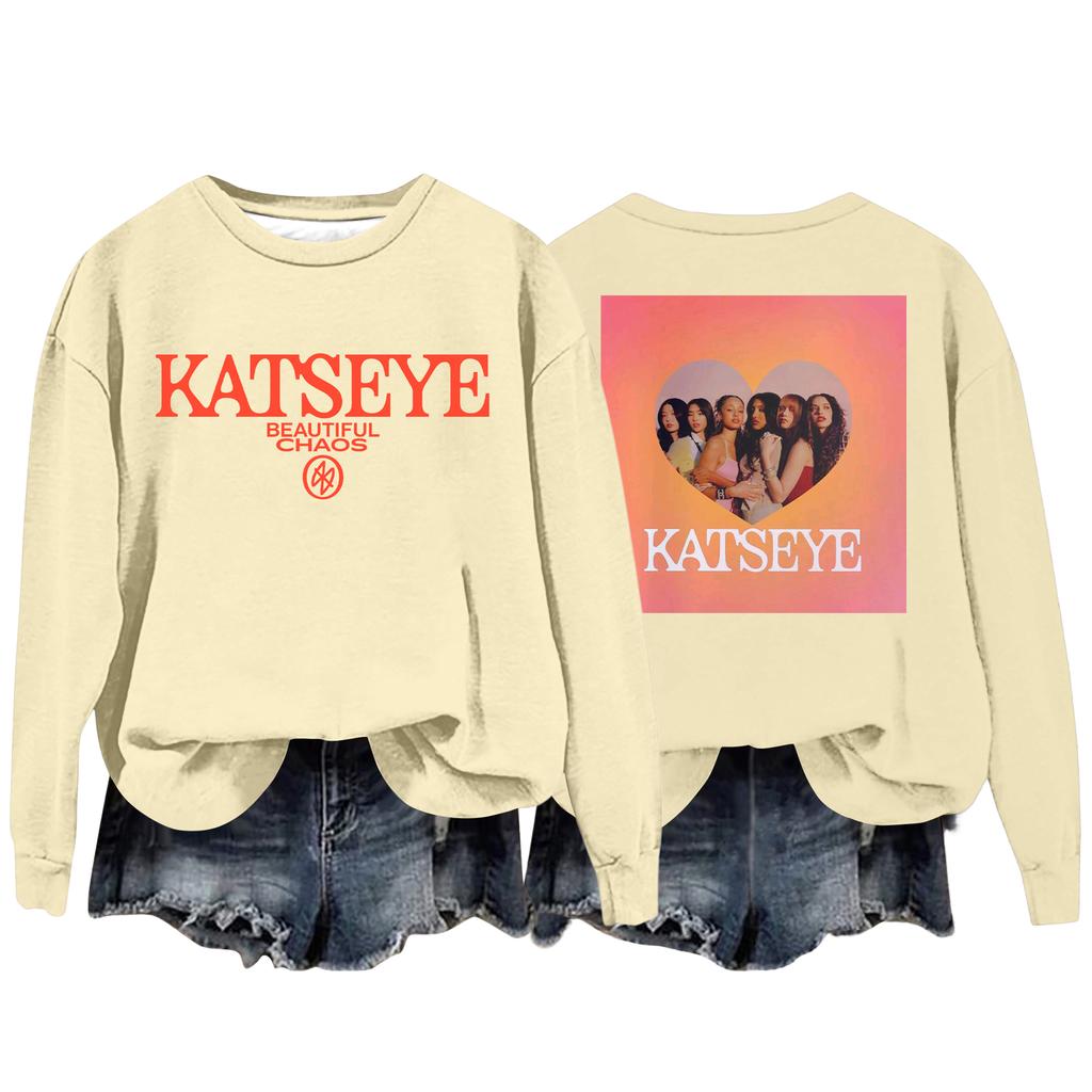 Women's Fashion Casual Long Sleeve Loose Printed Sweatshirt