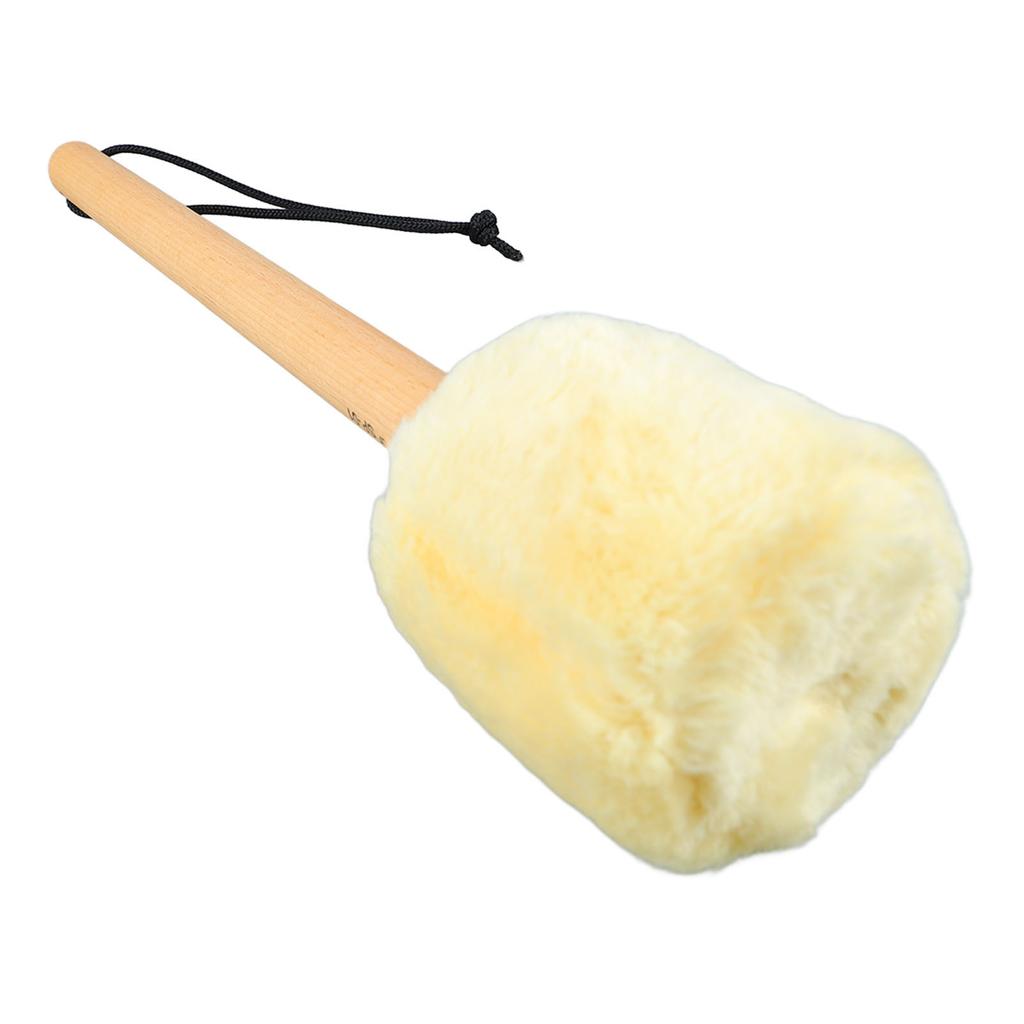Drum Mallet Antislip Bass Drum Percussion Stick Hammer Wooden Musical Drumstick with Soft Felt Beige SP 01 37cm