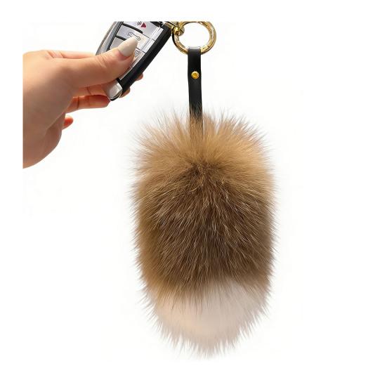 Keychain Plush Soft Fabric Child-friendly Keychain with Sturdy Metal Clip Wallet Backpack Car Keys Lightweight Hanging