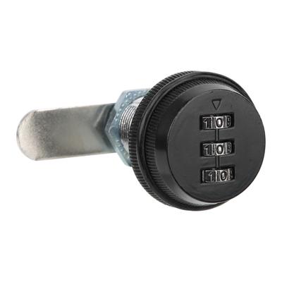 3?Digit Combination Cabinet Lock Zinc Alloy Password Locks Home Security Supplies for DrawersBlack