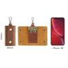 Handgefertigter Schlüsselhalter aus echtem Leder - Organizer-Tasche für Herren mit Kartenschlitz, Haushälter-Schlüsseltasche & Geldbörse (Bereit zum Verschenken)