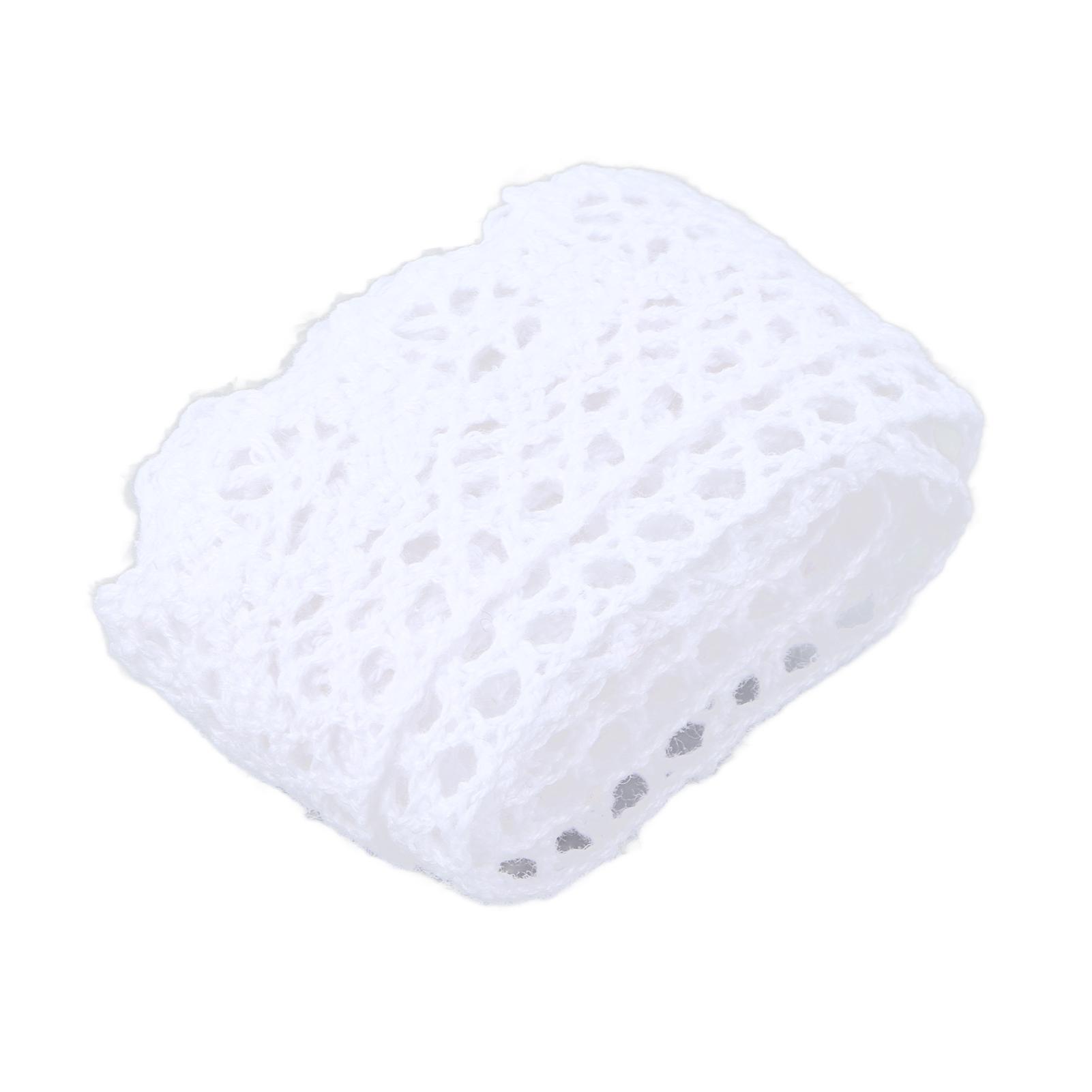 

Кружевная лента хлопковая нить 20 ярдов декоративные аксессуары для DIY украшения одежды белый белый