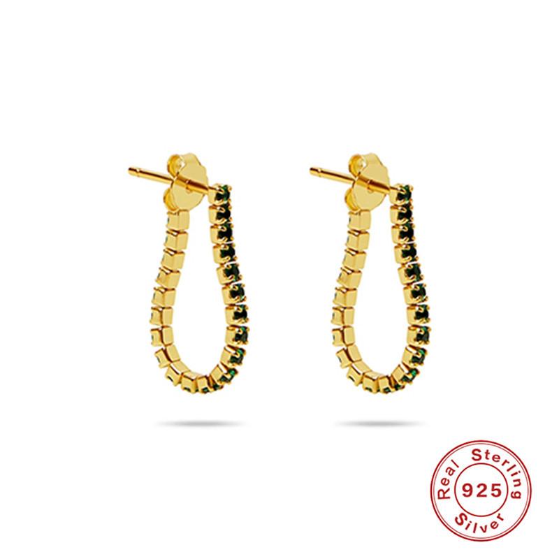 

Серьги из стерлингового серебра 925 пробы, персонализированные, модные, с бриллиантовой цепочкой, серьги с бахромой, серьги S-образной формы, серьги-пусеты, серьги 925 Silver