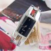Women's Square Dial Changing Color Bracelet Bangle Quartz Fashion Wrist Watch
