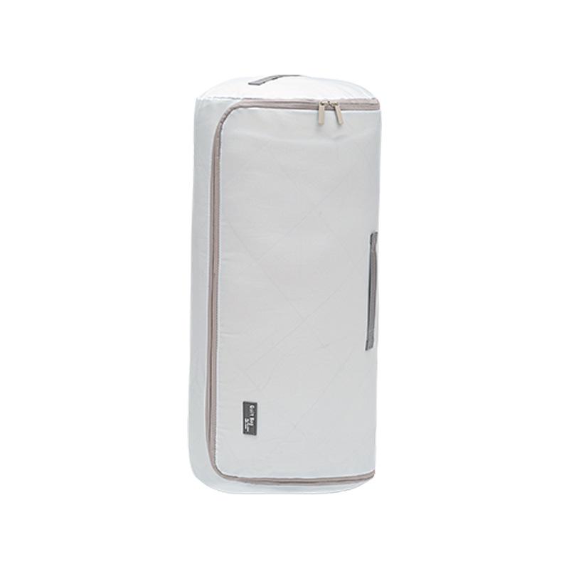 Compressed Cylinder Quilt Storage Bag for Clothing and Moving