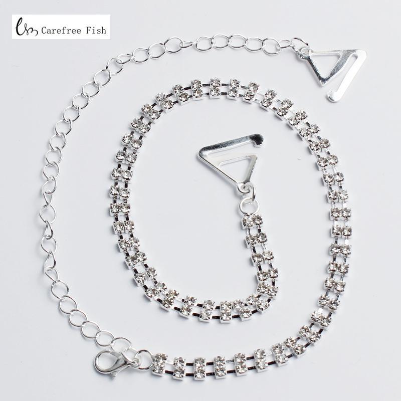 Brautunterwäsche Strass Perlen BH-Träger - Einzel-, Doppel-, Dreifachreihen