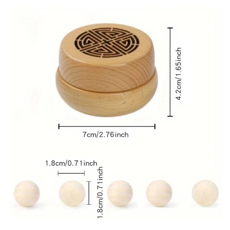 Ancient No Perfume DIY Fragrance Wooden Box Aroma Diffuser Decorations Portable Items Living Room Bedroom Car Home Accessories