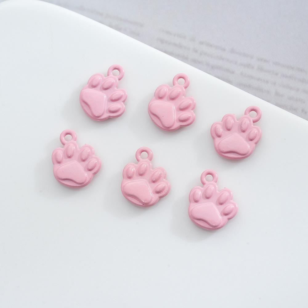 10X12Mm Legierung Farbig Katze Kralle Anhänger Halskette Armband Anhänger DIY Handgefertigter Schmuck Tierkralle Zubehör Produktion