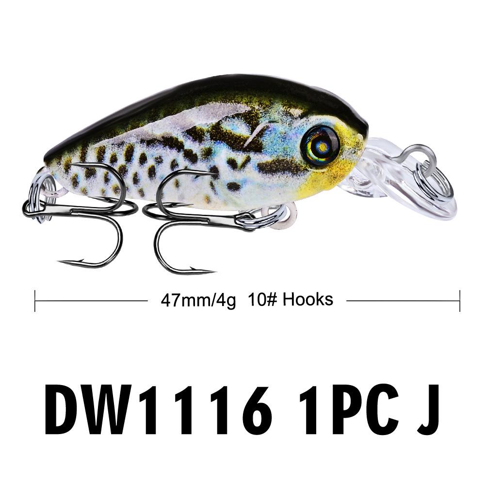 New 10 Color 4G Rock Bait 47mm Lure Bait Rock Little Fatty