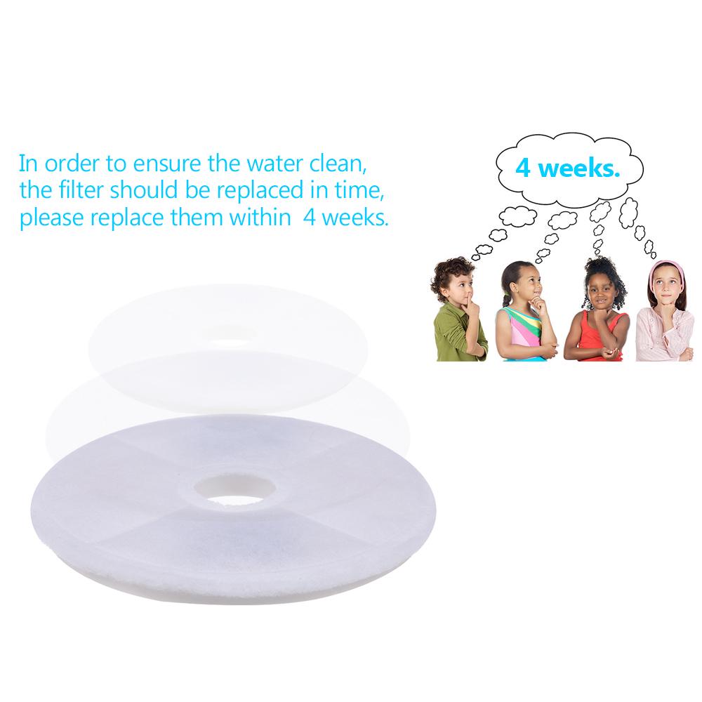 Filtros de substituição para fonte de água de gato, 4 peças