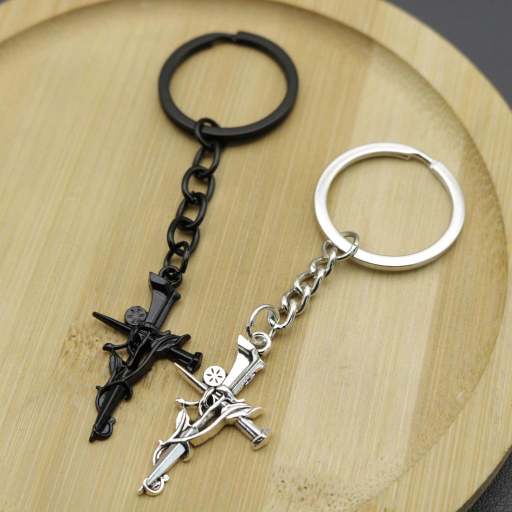 Popular Jewelry Simple Cross Key Chain Pendant