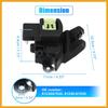 Trunk Latch Lock Actuator 81230-A7030 for Kia Forte Koup 2014-2022 1.6 1.8 2.0 Engine w/Keyless Entry Tailgate Door Latch Lock Actuator Motor Rear