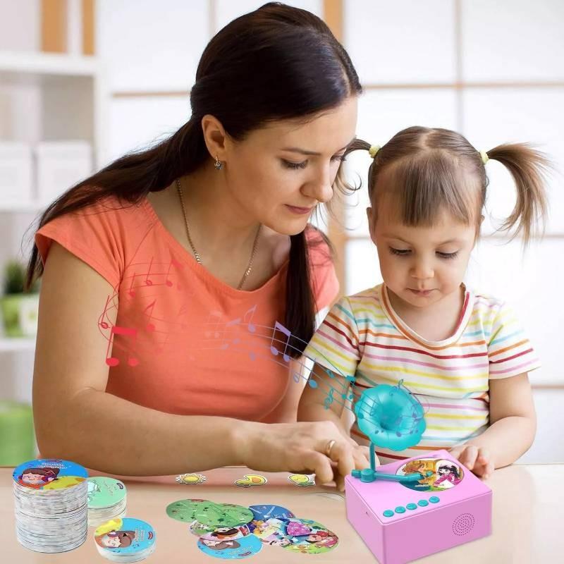 Gramophone Educational Kids Music Player Interactive Learning Toy With Cards 96
