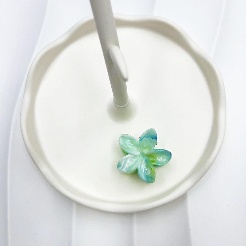 Europäische & Amerikanische Frangipani 4cm Strandurlaub Mode Haarspange