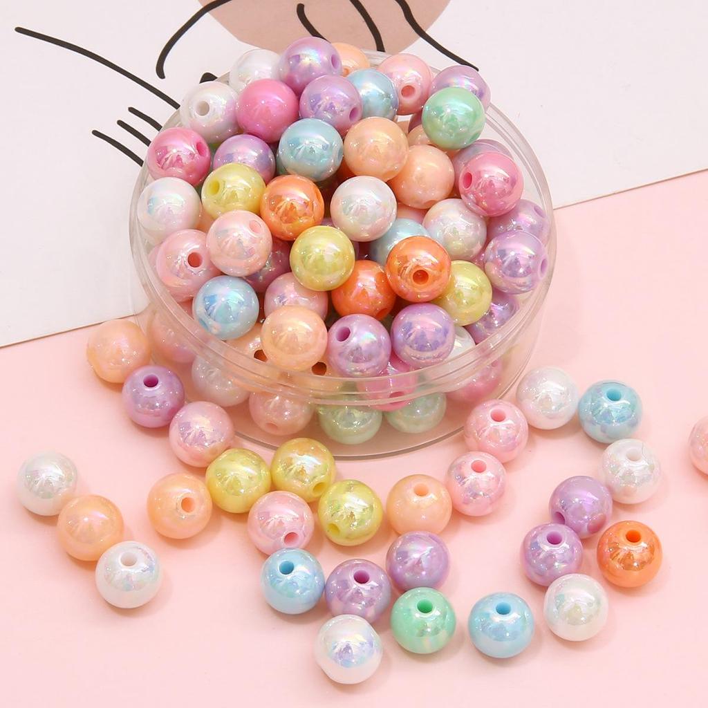 Colorful Loose Beads for DIY Bracelets, Phone Charms, Key Chains, and Jewelry Accessories